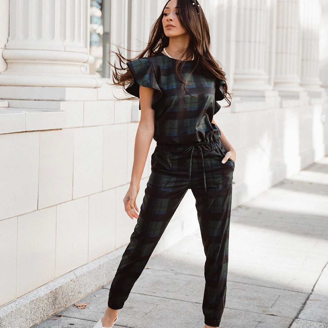 9 to 9 Jumpsuit, Mistletoe - Image 4