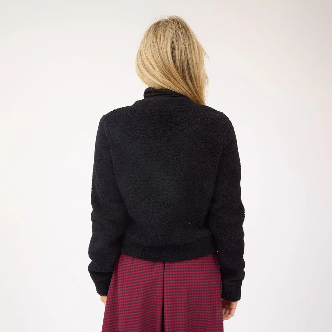 Alta Sherpa Cardigan, Black - Image 9