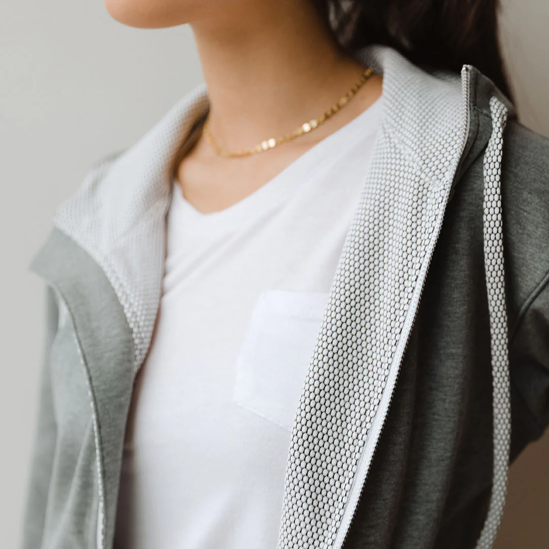 Alta Zip Up Hoodie, Heather Grey - Image 6