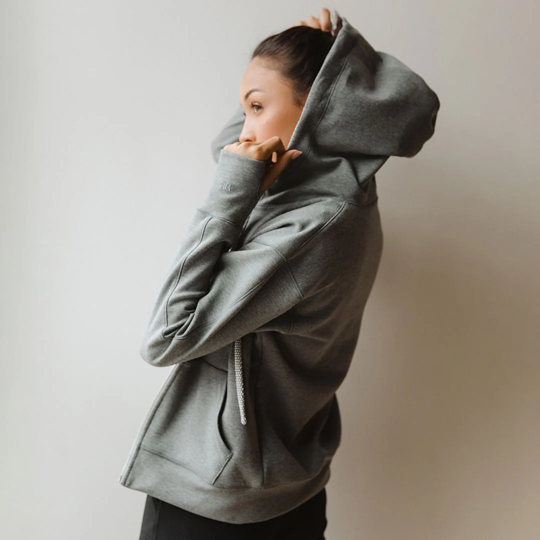 Alta Zip Up Hoodie, Heather Grey - Image 7