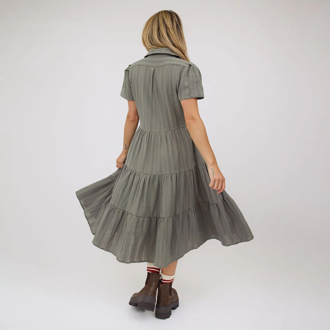 Arroyo Dress, Sage - Image 5