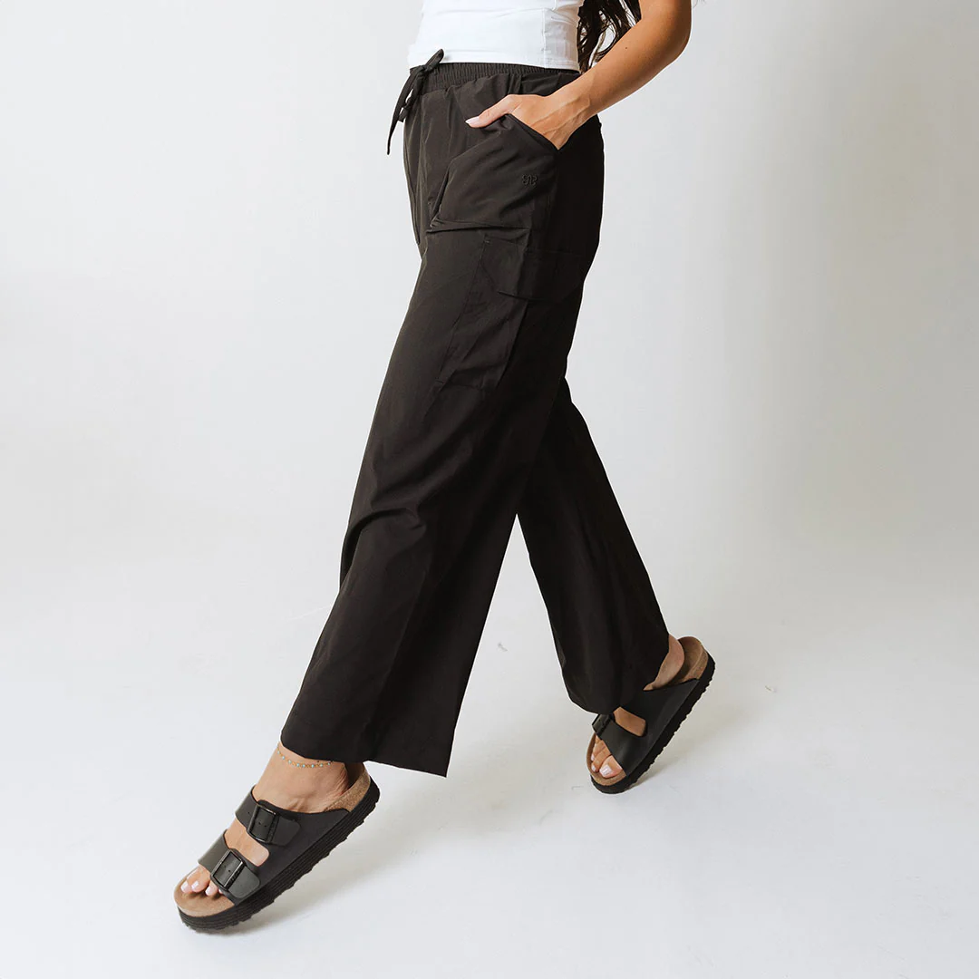 Audrey Cargo Trouser, Black - Image 3
