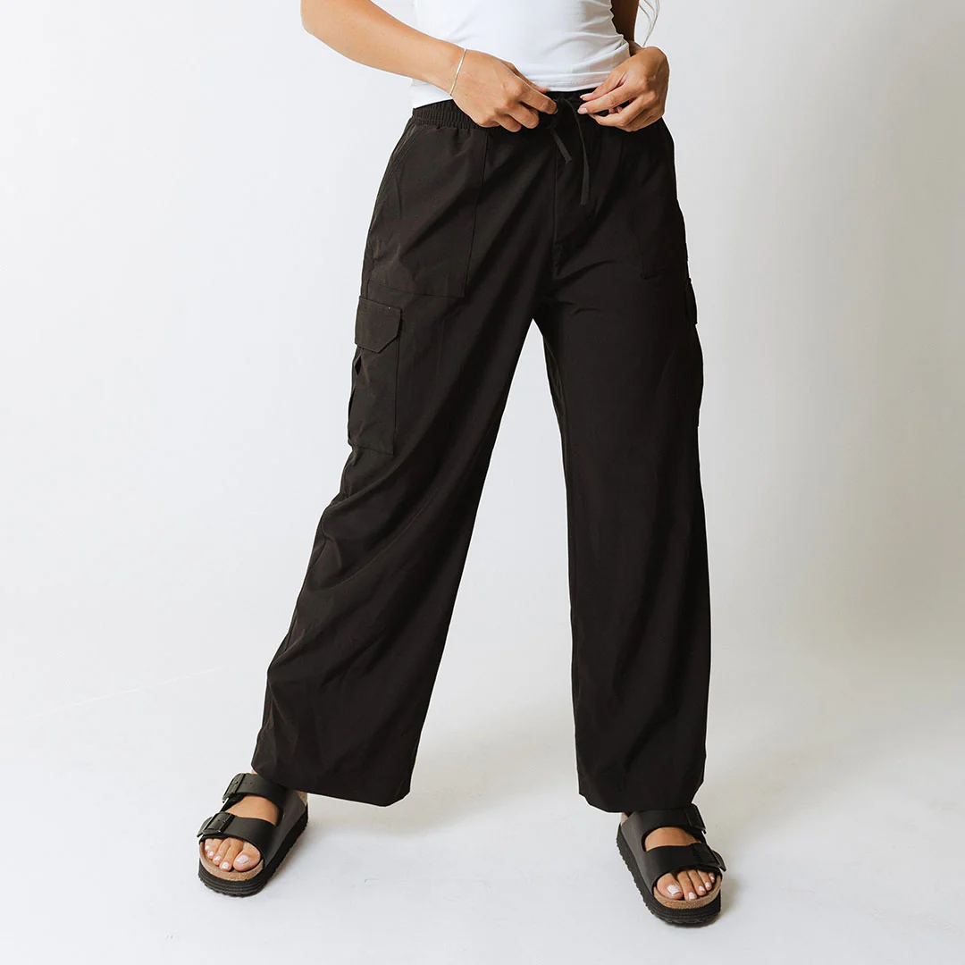 Audrey Cargo Trouser, Black - Image 5