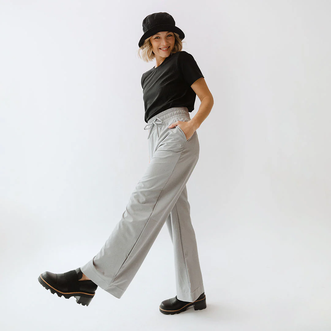 Audrey Trouser, Heather Light Grey - Image 6