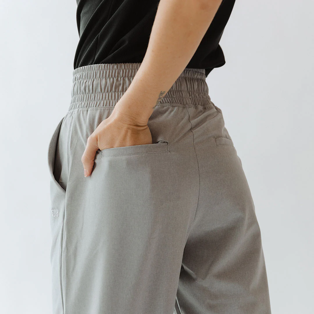 Audrey Trouser, Heather Light Grey - Image 8