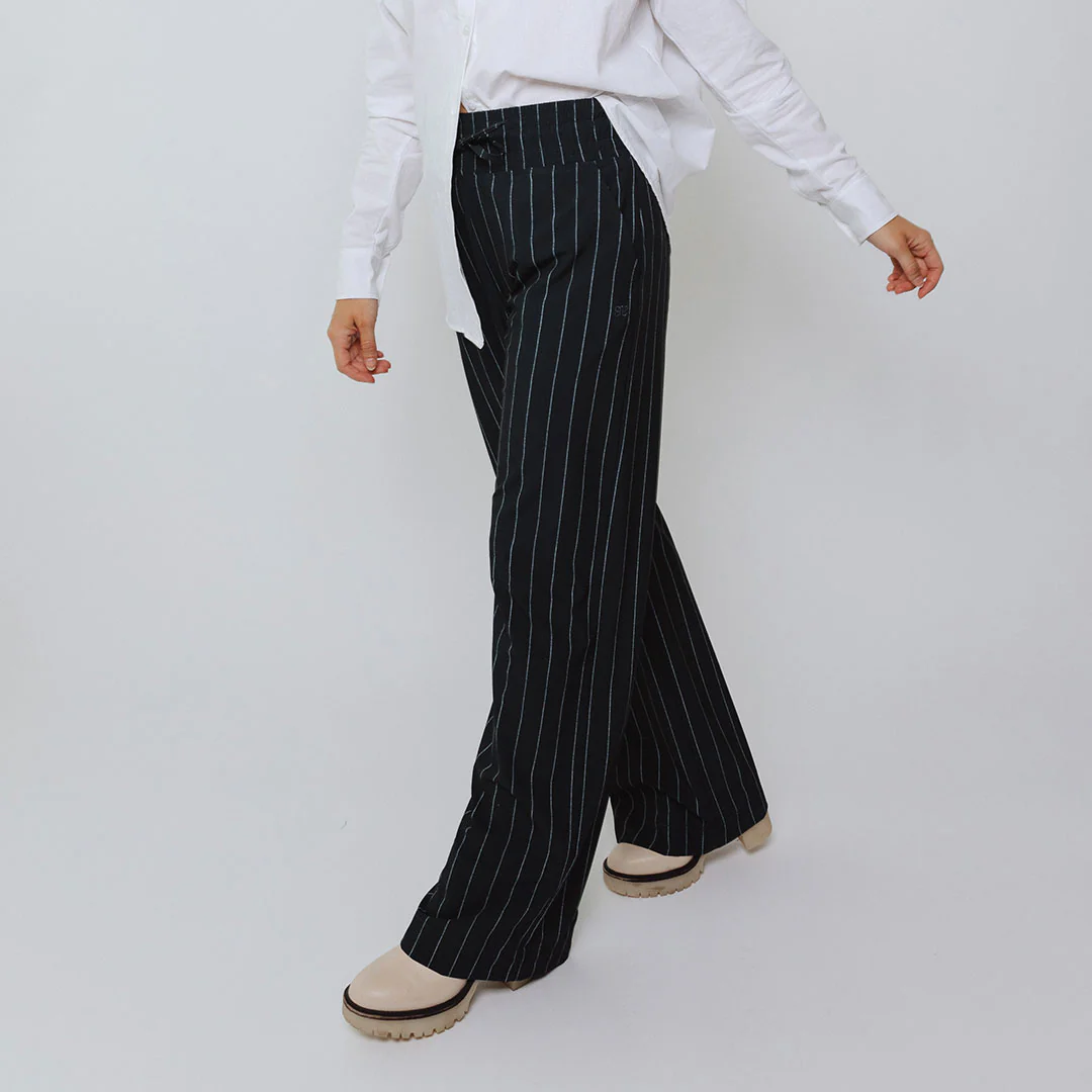Audrey Trouser, Navy Pinstripe - Image 10
