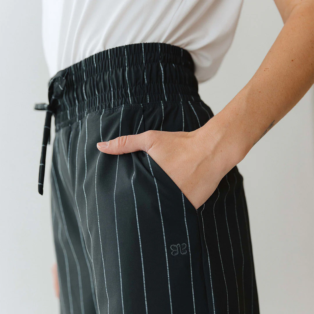 Audrey Trouser, Navy Pinstripe - Image 11