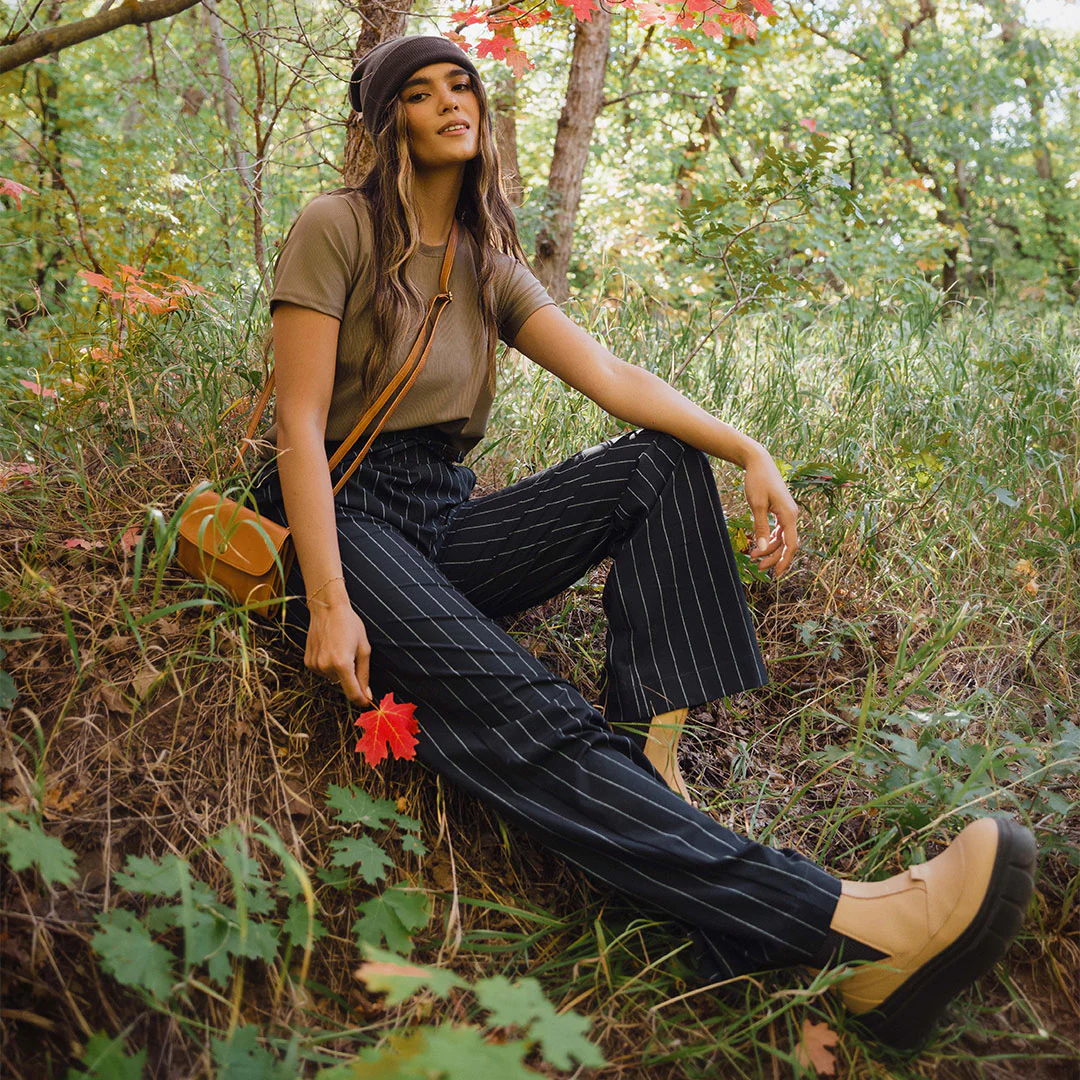 Audrey Trouser, Navy Pinstripe - Image 16