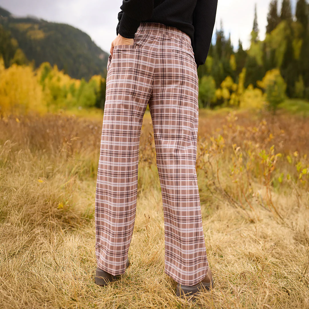 Audrey Trouser, Toffee Plaid - Image 5