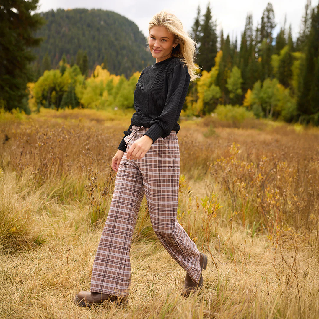 Audrey Trouser, Toffee Plaid - Image 6