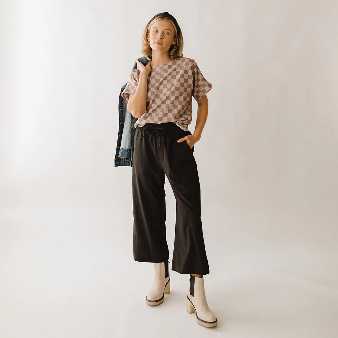 Audrey Wide Leg Pants, Black - Image 10