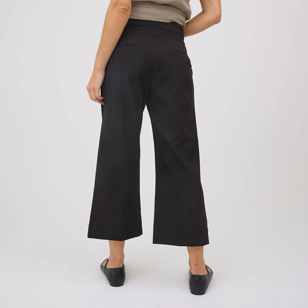 Audrey Wide Leg Pants, Black - Image 4