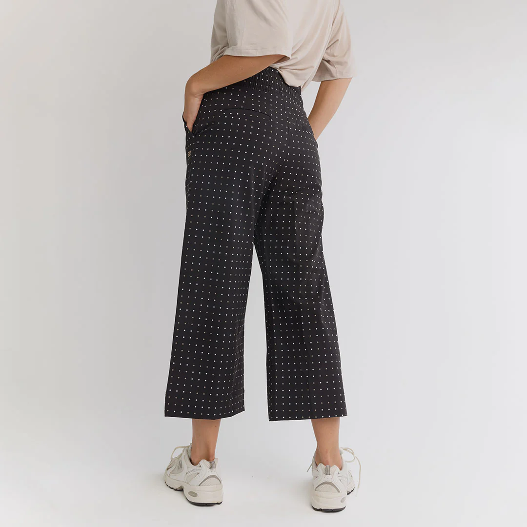 Audrey Wide Leg Pants, Dotty - Image 5