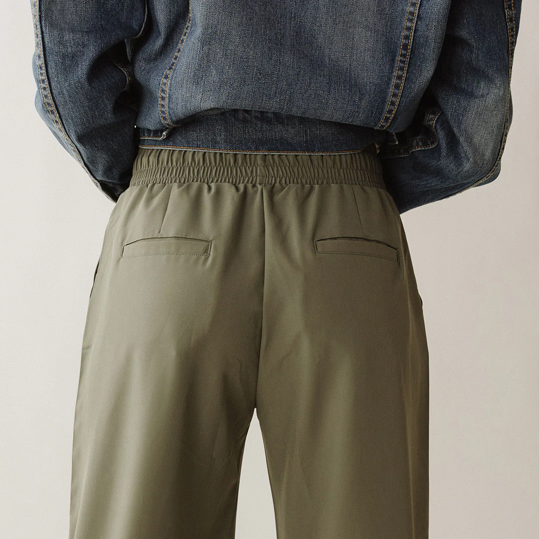 Audrey Wide Leg Pants, Olive - Image 7