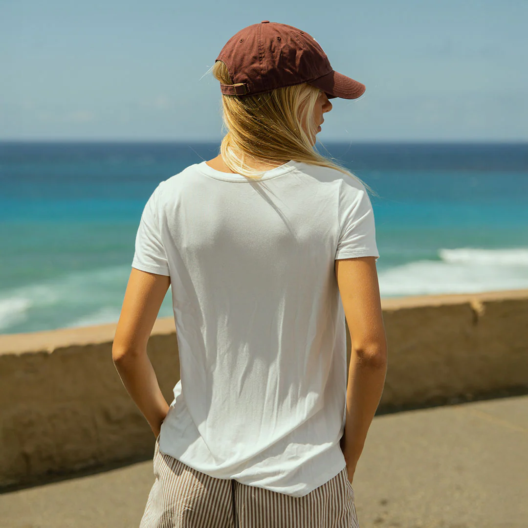 Basic Tee, Bamboo Ivory - Image 4