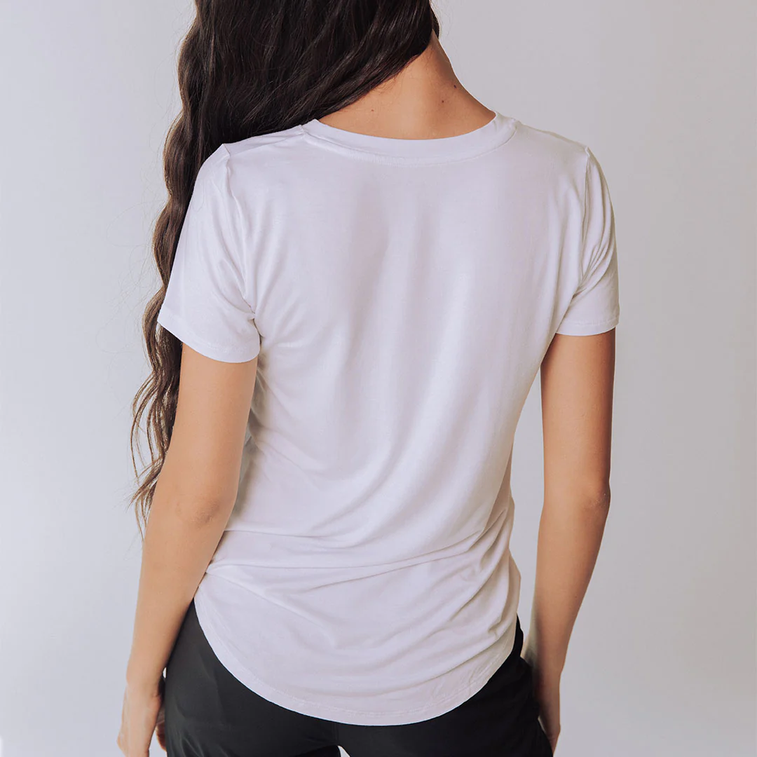 Basic Tee, Bamboo White - Image 5