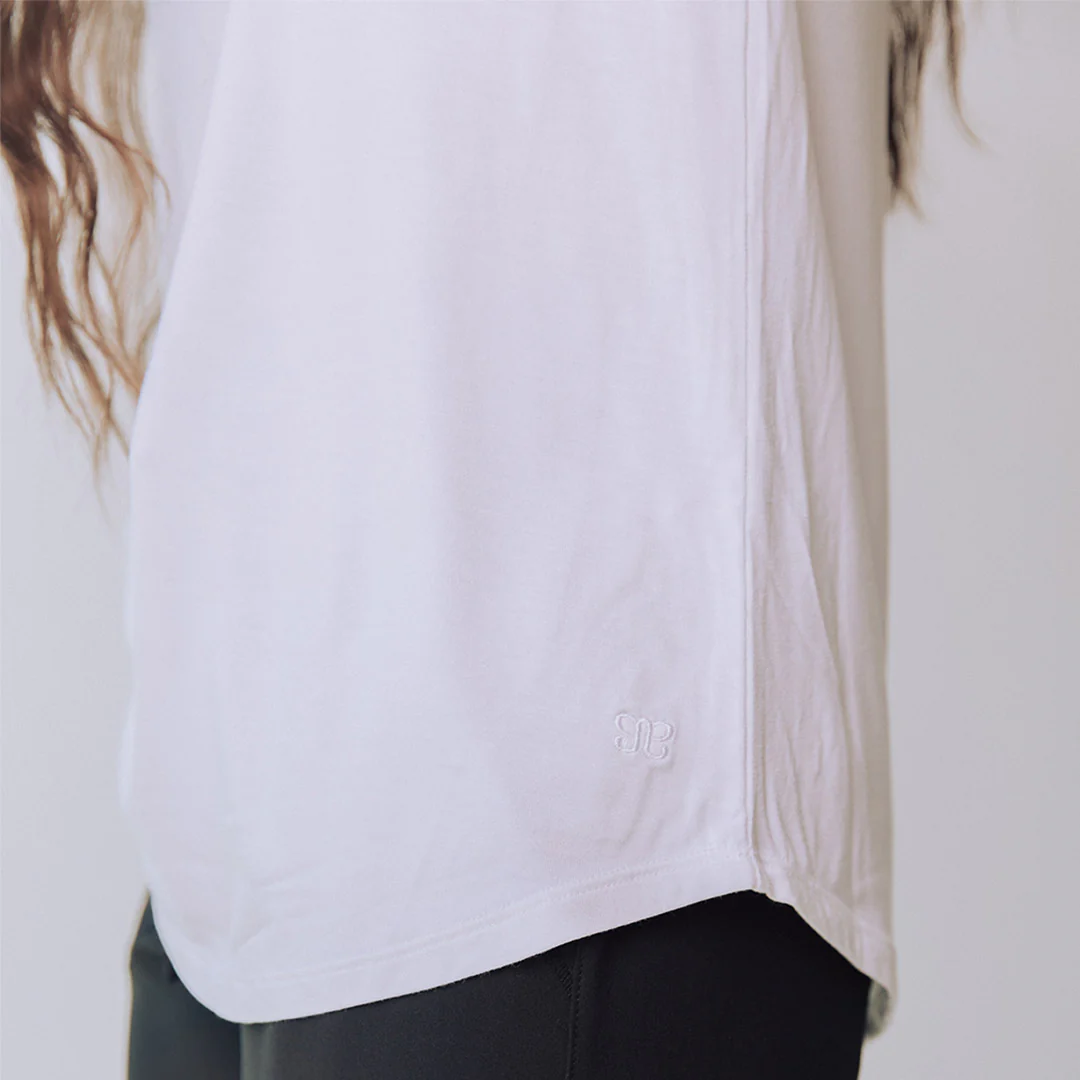 Basic Tee, Bamboo White - Image 7