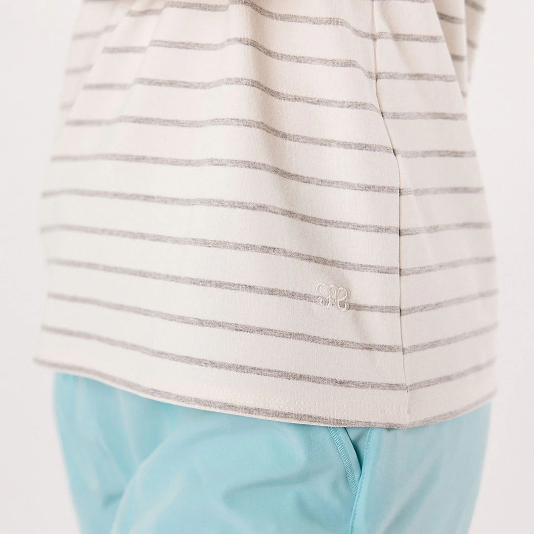 Basic Tee, Grey Venice Stripe - Image 5