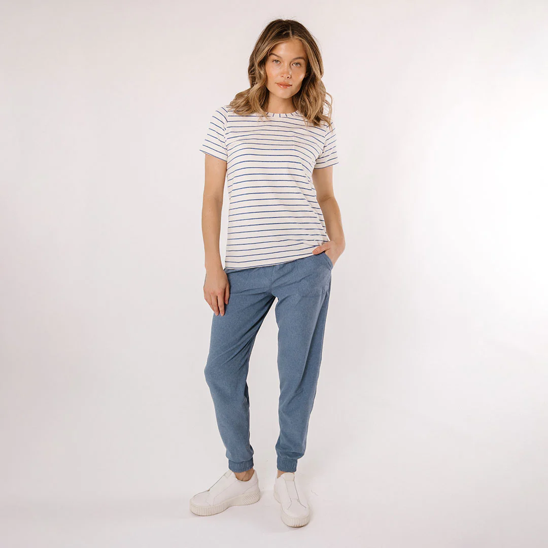 Basic Tee, Venice Stripe - Image 5