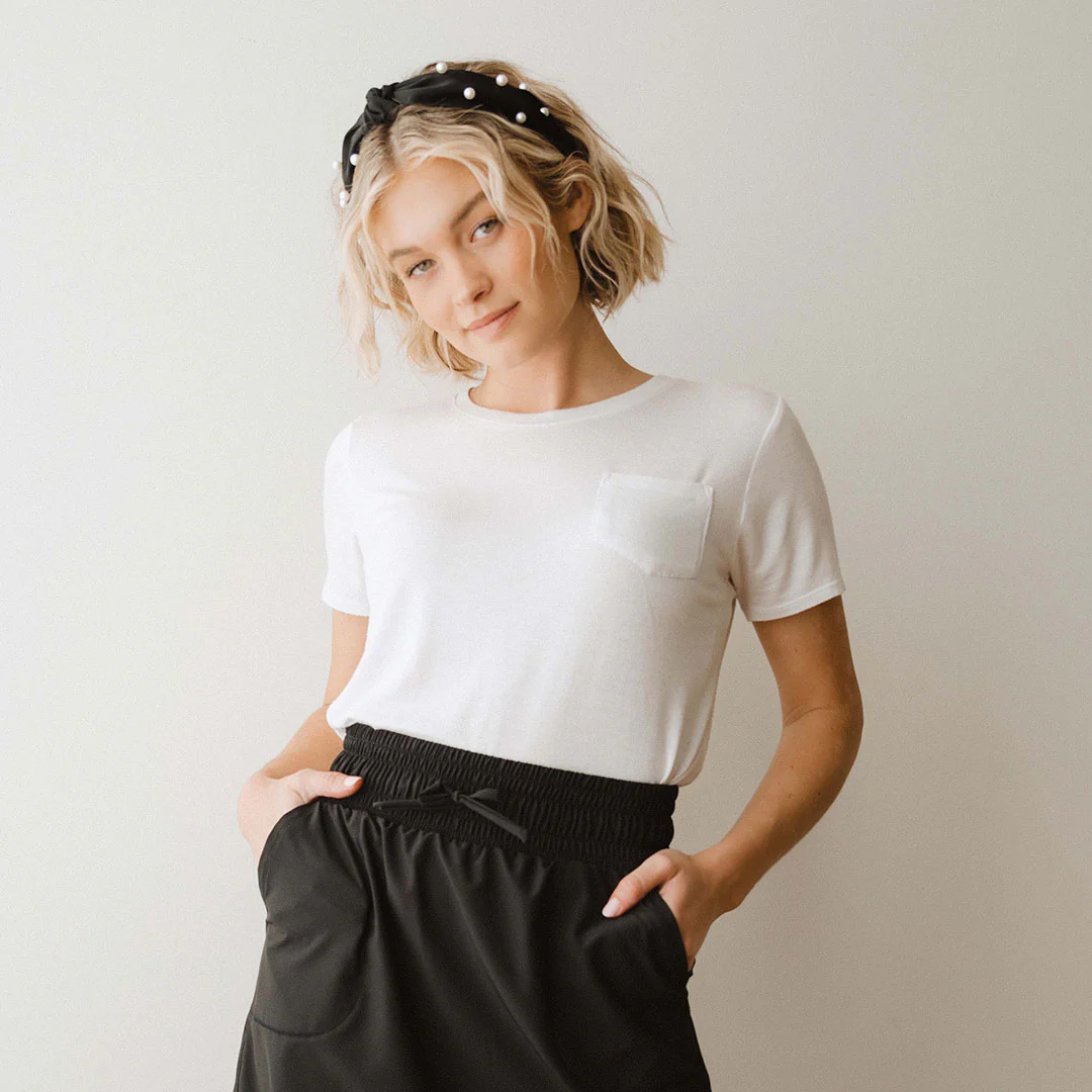 Basic Tee, White - Image 2