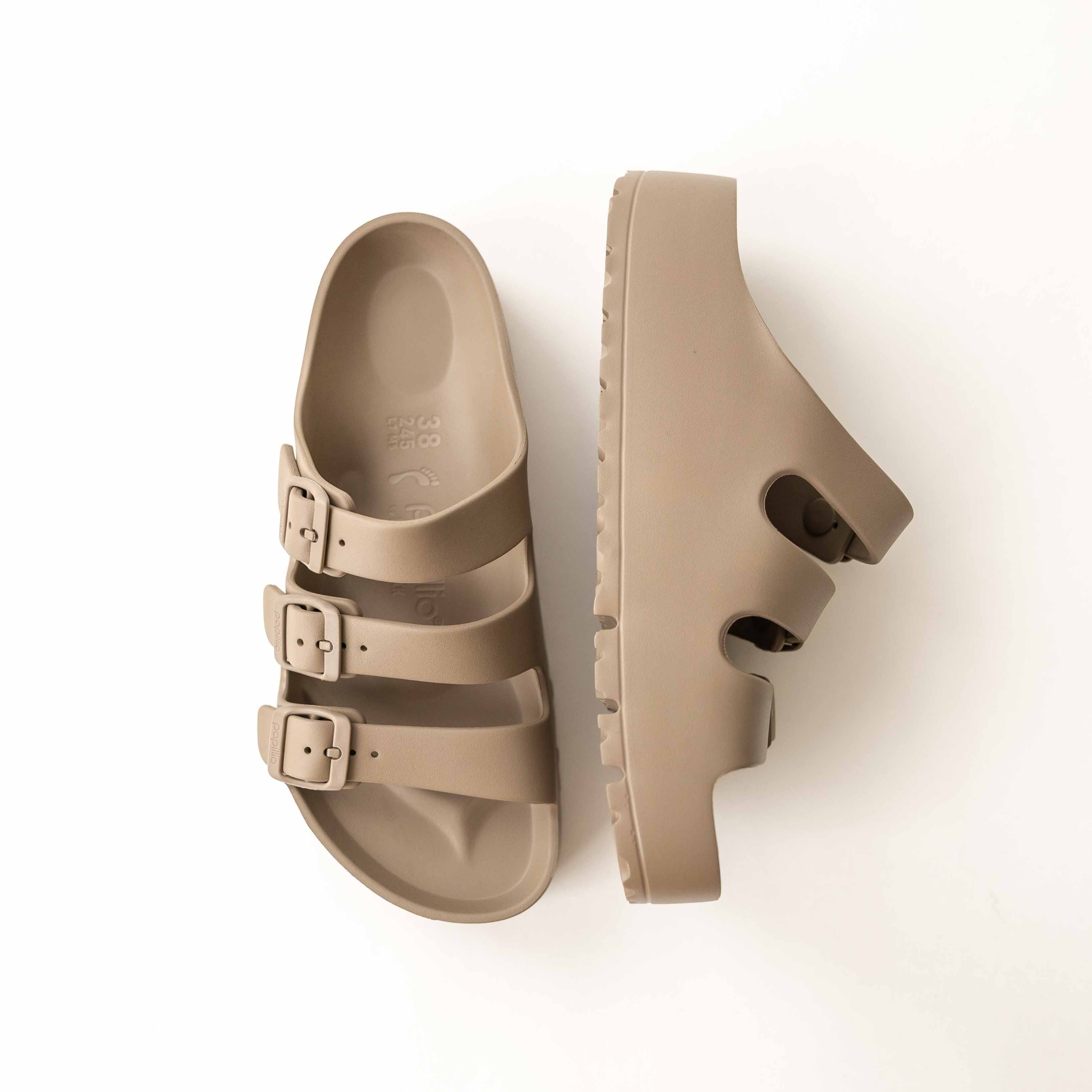 Birkenstock Florida III Flex Platform-Gray Taupe - Image 2