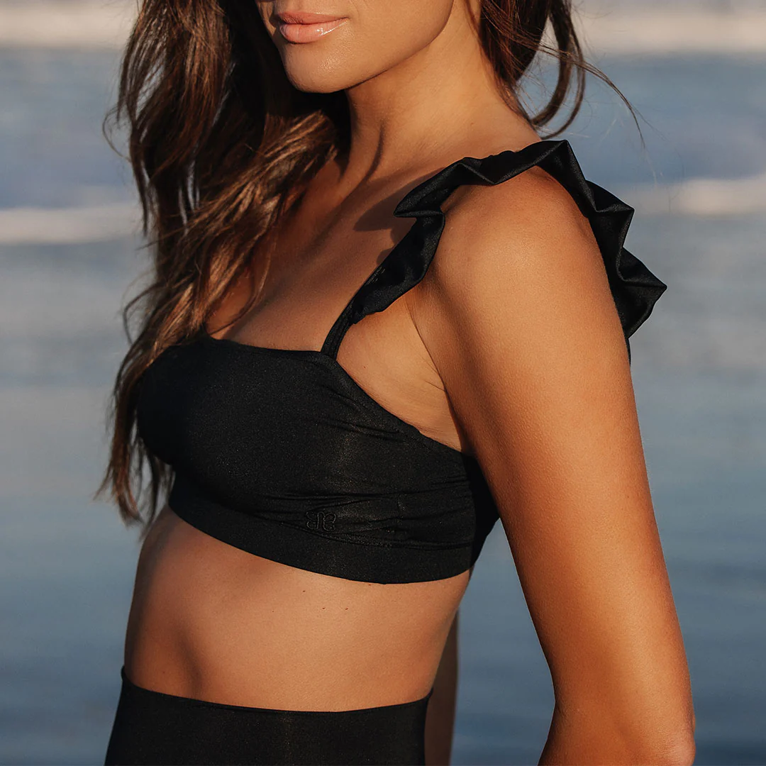 Black Bella Crop Top - Image 3