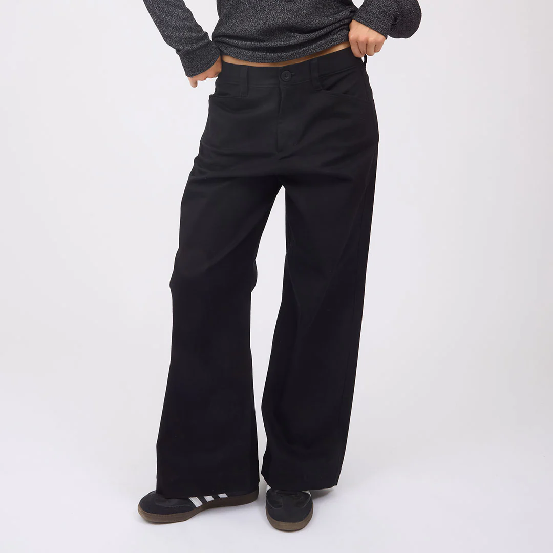 Black Canvas Trouser - Image 12