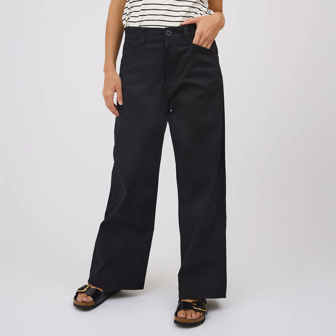 Black Canvas Trouser - Image 5