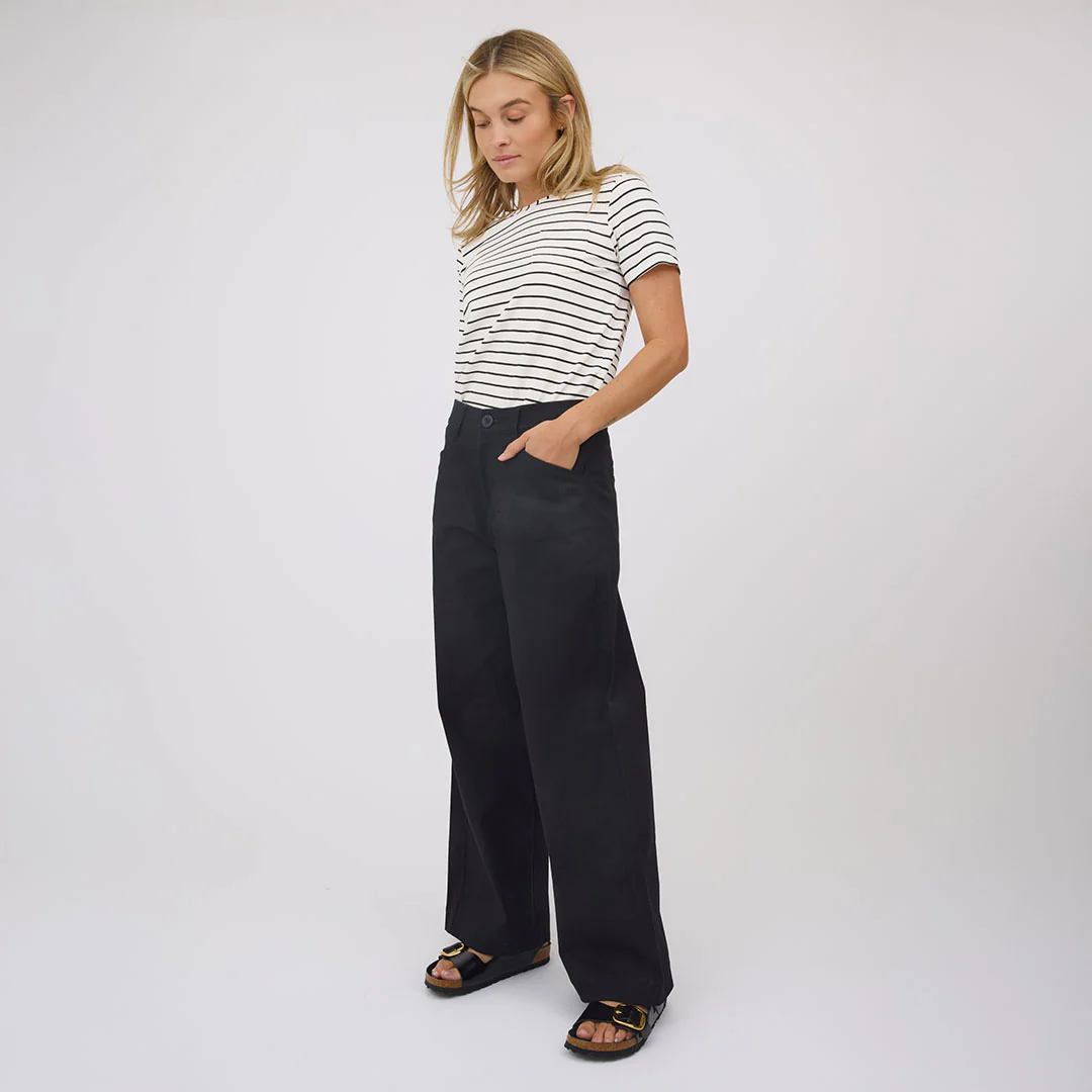 Black Canvas Trouser - Image 6