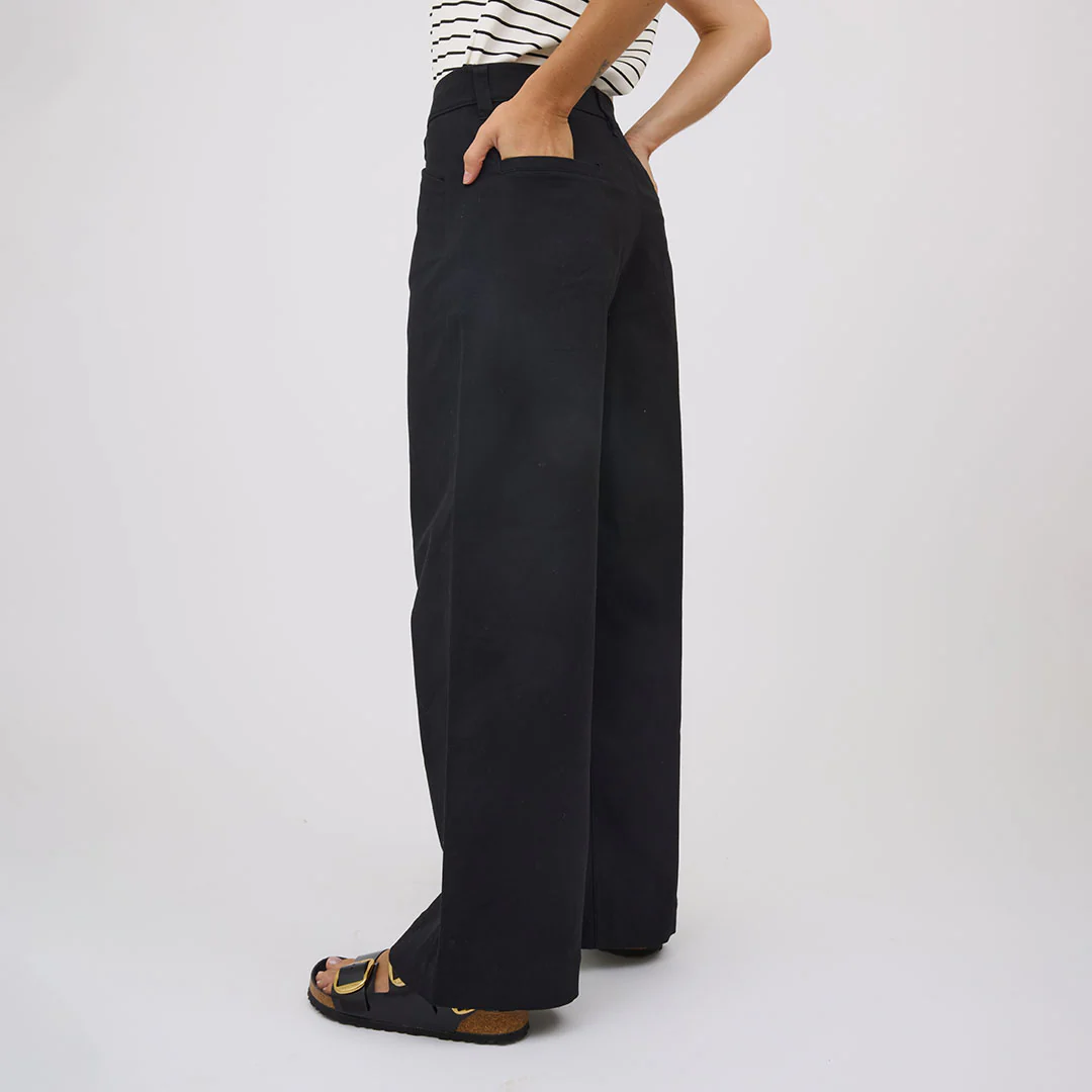 Black Canvas Trouser - Image 8