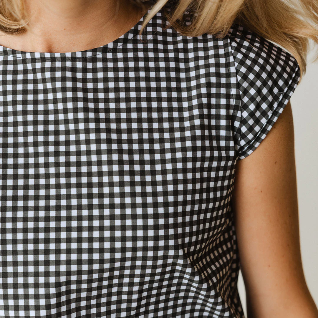Black Check Jumpsuit - Image 4