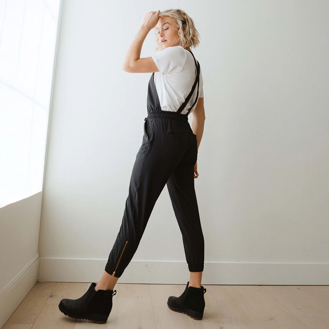 Black Classic Overall Jumpsuit - Image 7
