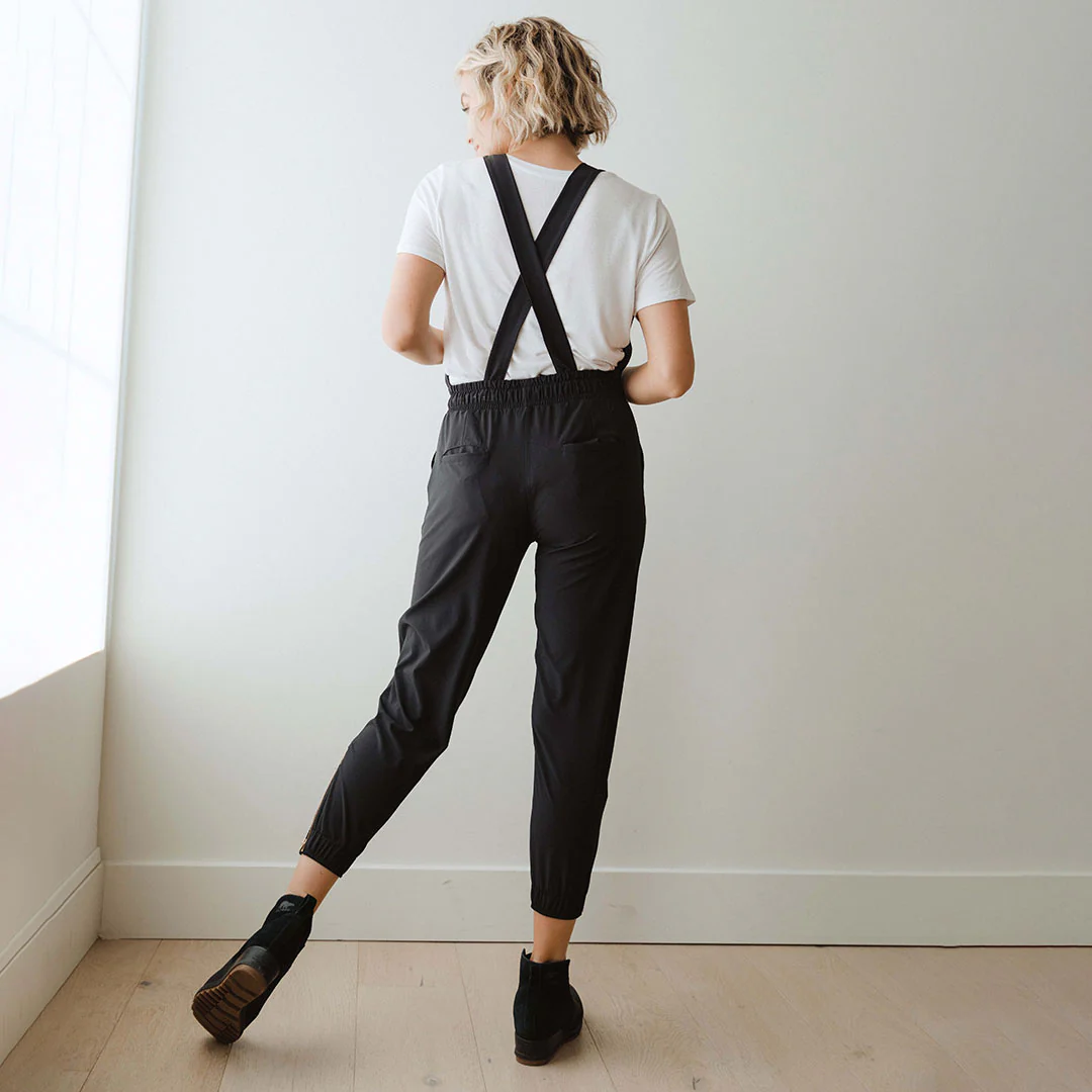 Black Classic Overall Jumpsuit - Image 8