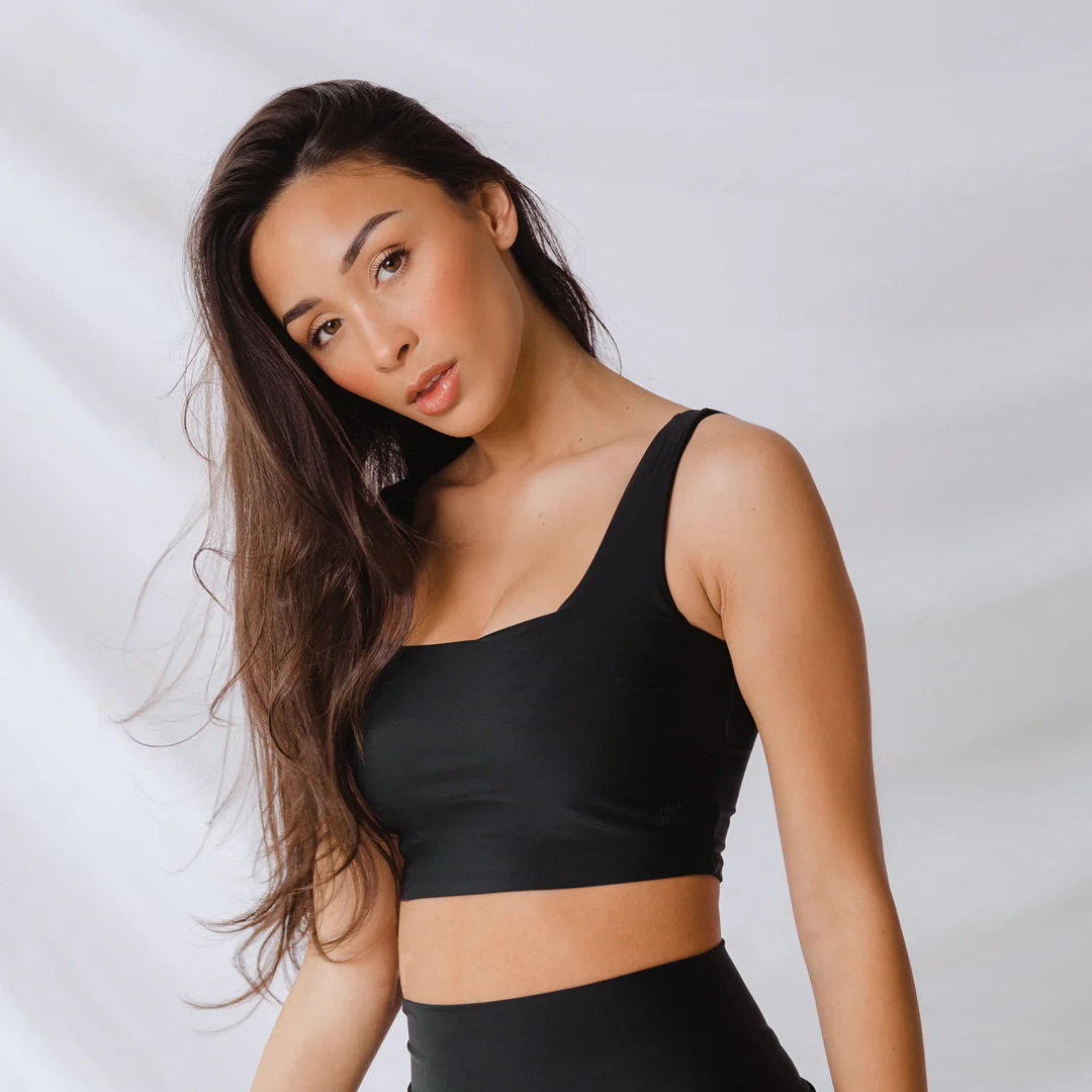 Black Olivia Swim Crop - Image 4
