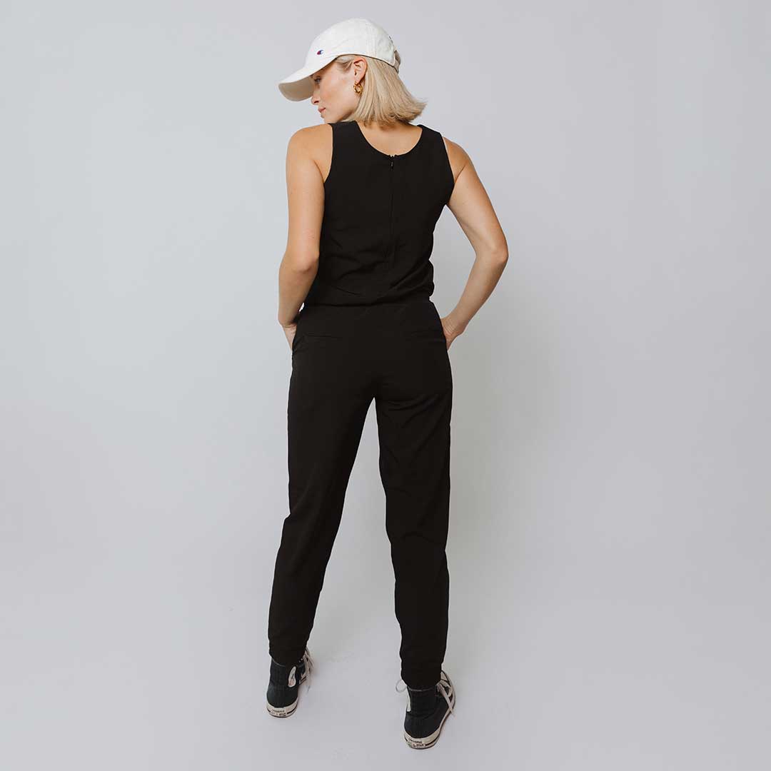 Black Tank Jumpsuit - Image 2