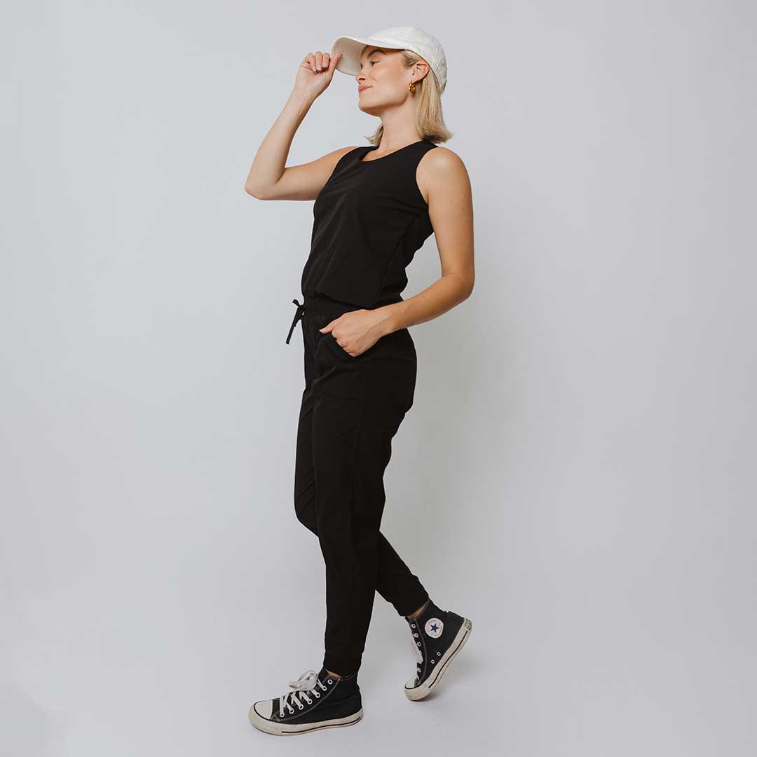 Black Tank Jumpsuit - Image 4