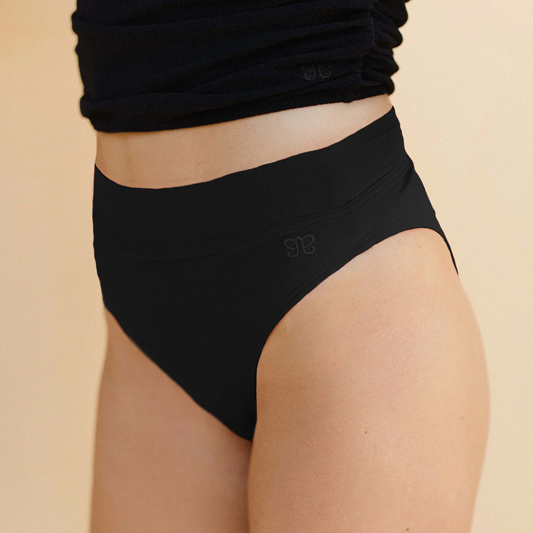 Black Terry Almost Cheeky Bottoms - Image 3