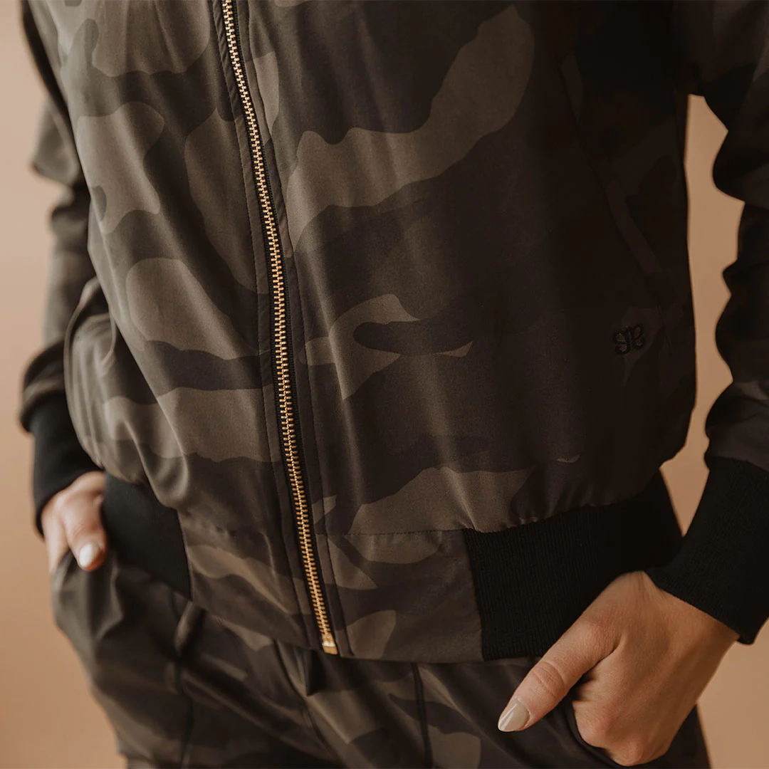 Bomber Jacket, Camo - Image 6