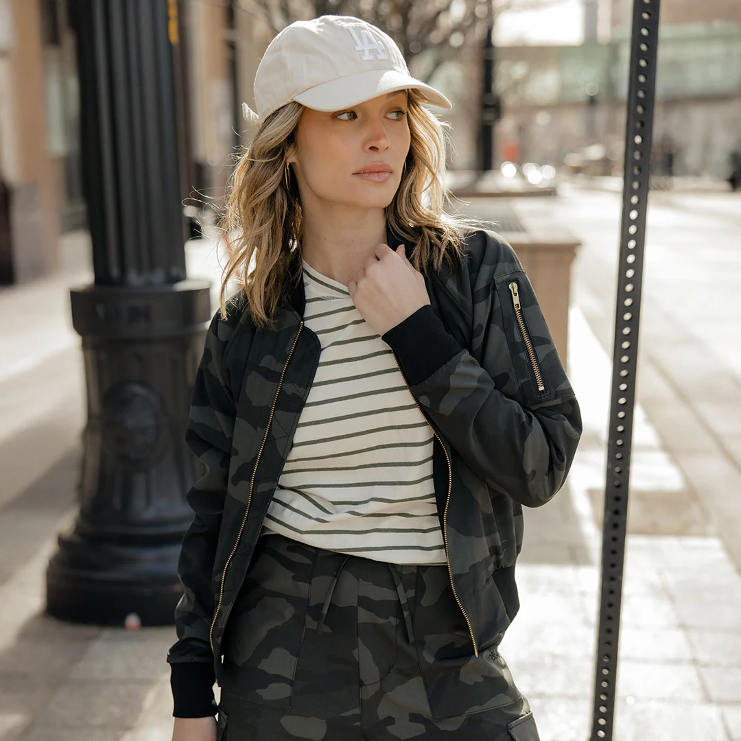 Bomber Jacket, Camo - Image 9
