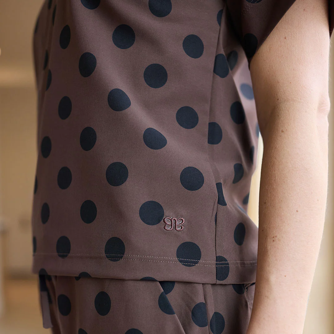 Boss Tee, Black Cocoa Dot - Image 5