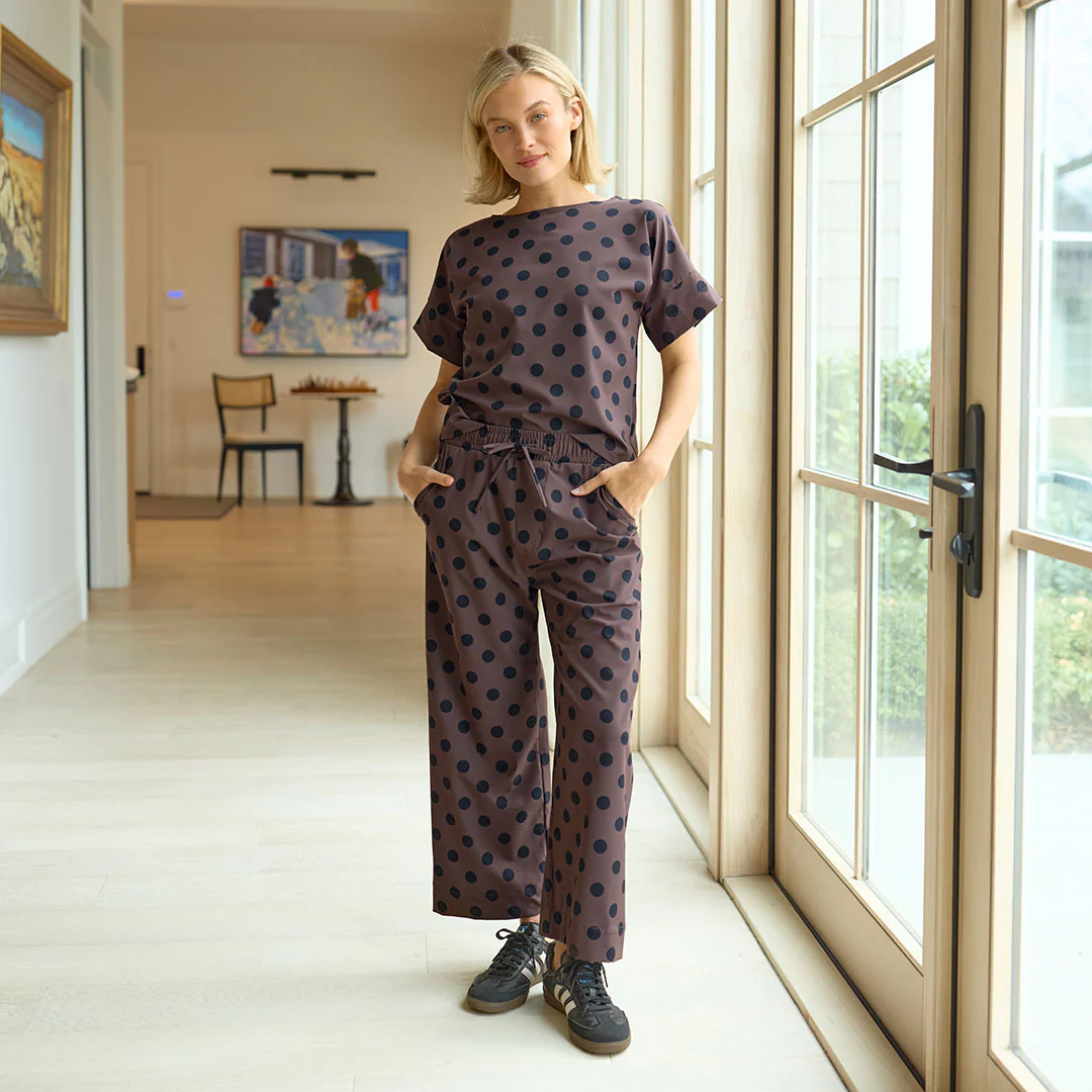 Boss Tee, Black Cocoa Dot - Image 7