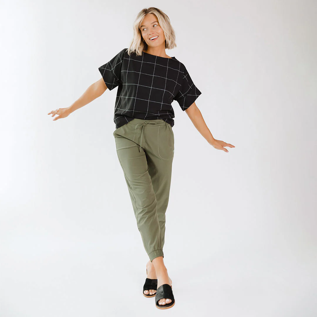 Boss Tee, Black Windowpane - Image 3