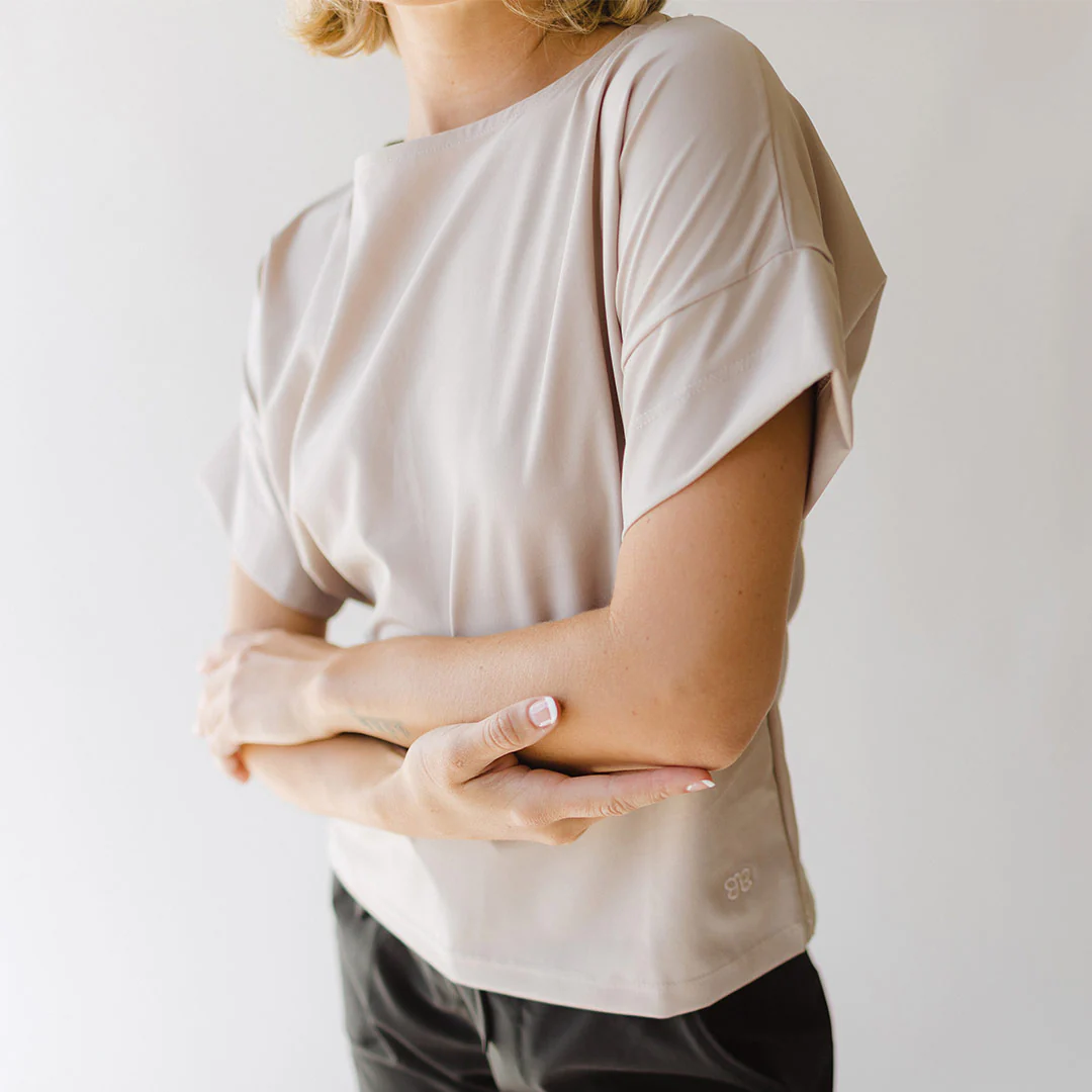 Boss Tee, Cobblestone - Image 6
