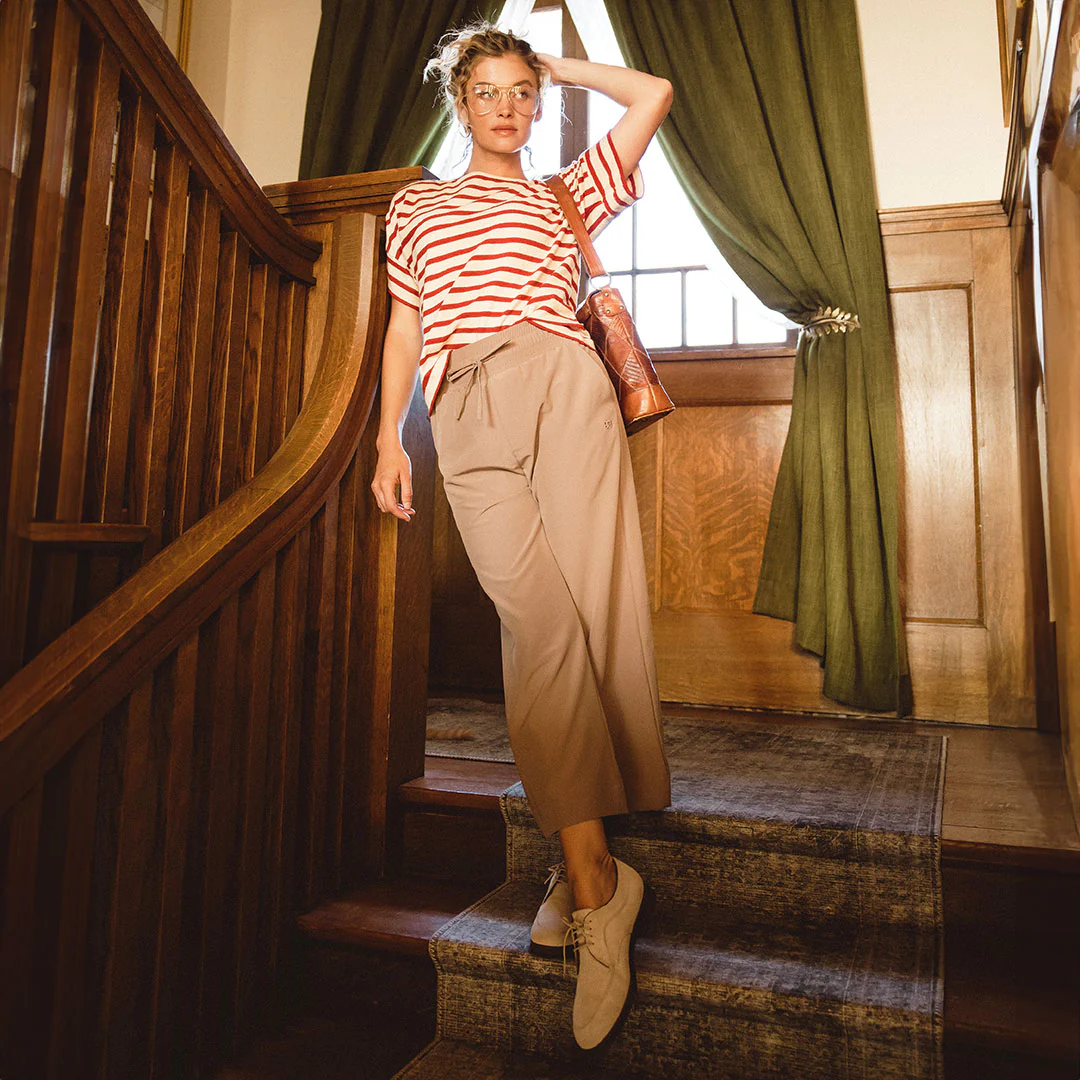 Boss Tee, Crimson Stripe - Image 7