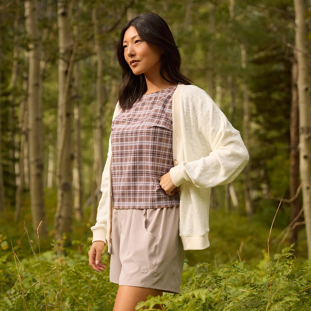 Boss Tee, Toffee Plaid - Image 7