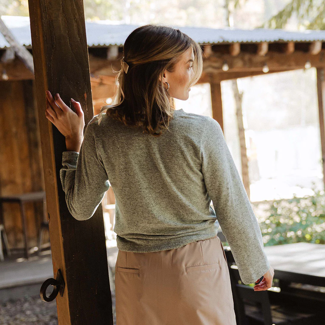 Bow Tie Sweater, Green Mint - Image 5