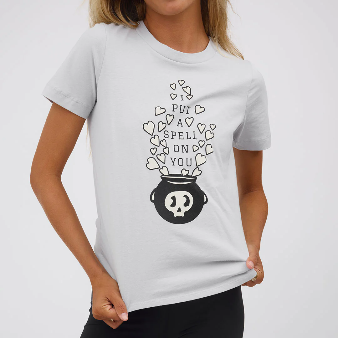 Boyfriend Tee, Grey Cauldron