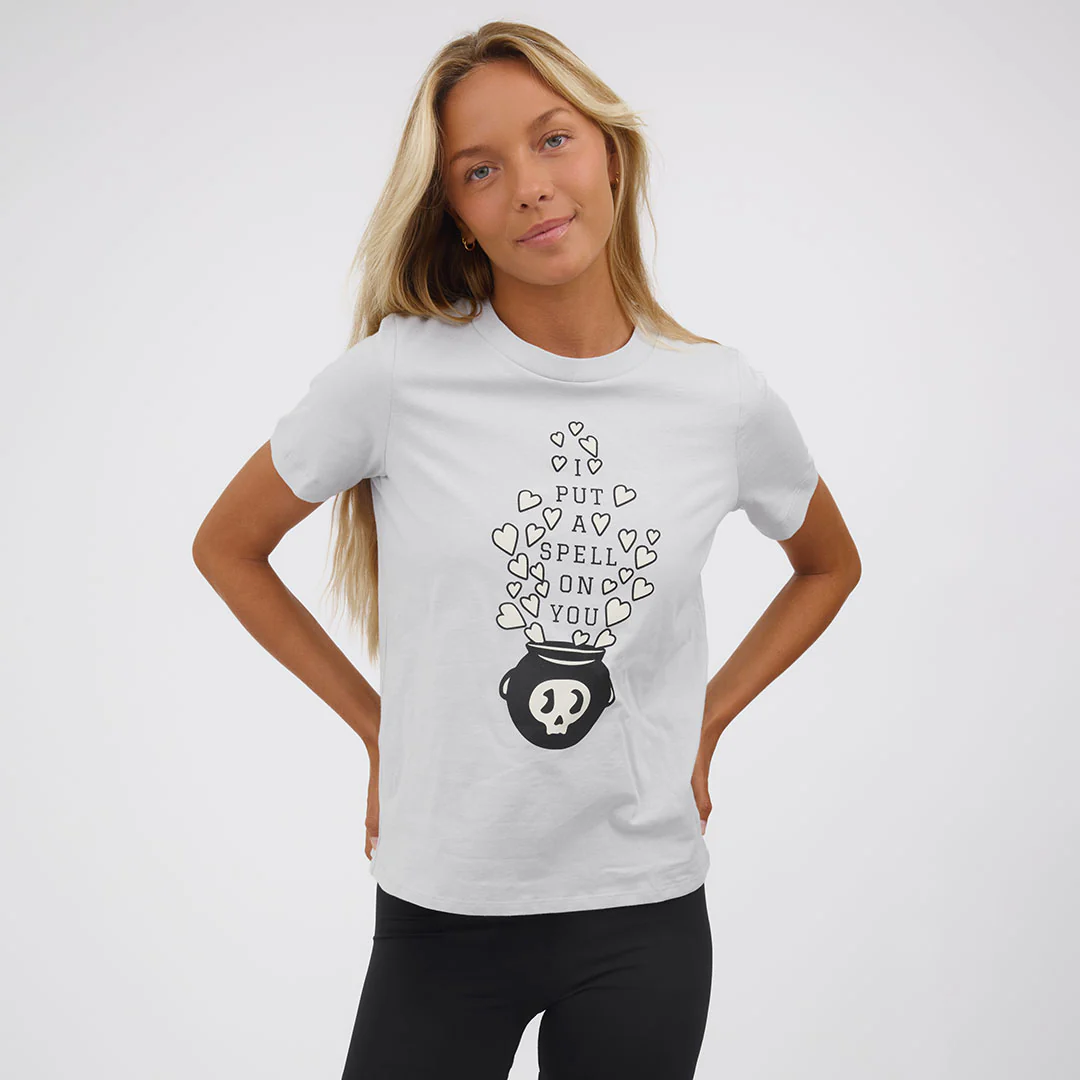 Boyfriend Tee, Grey Cauldron - Image 2