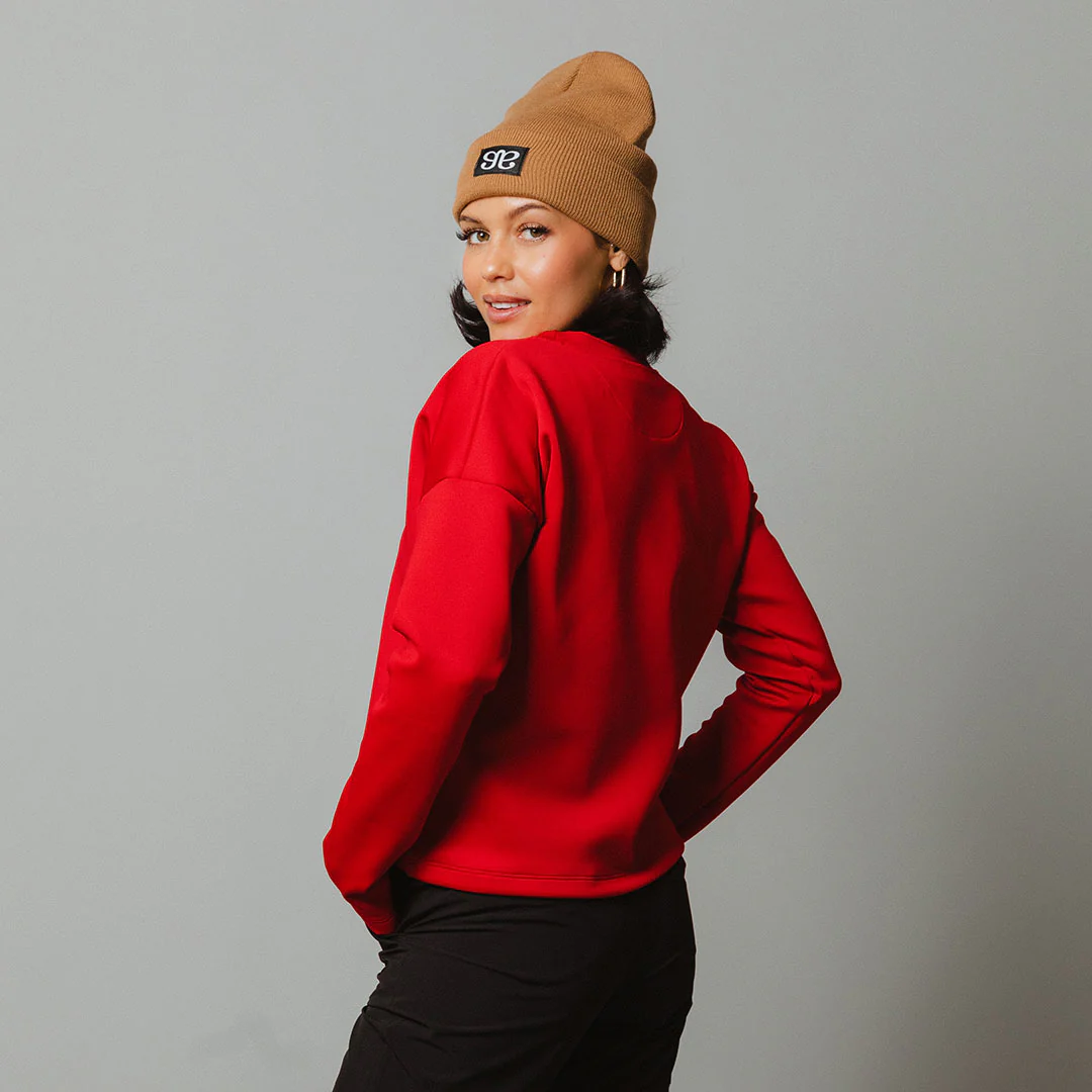 Brighton Pullover, Crimson - Image 3