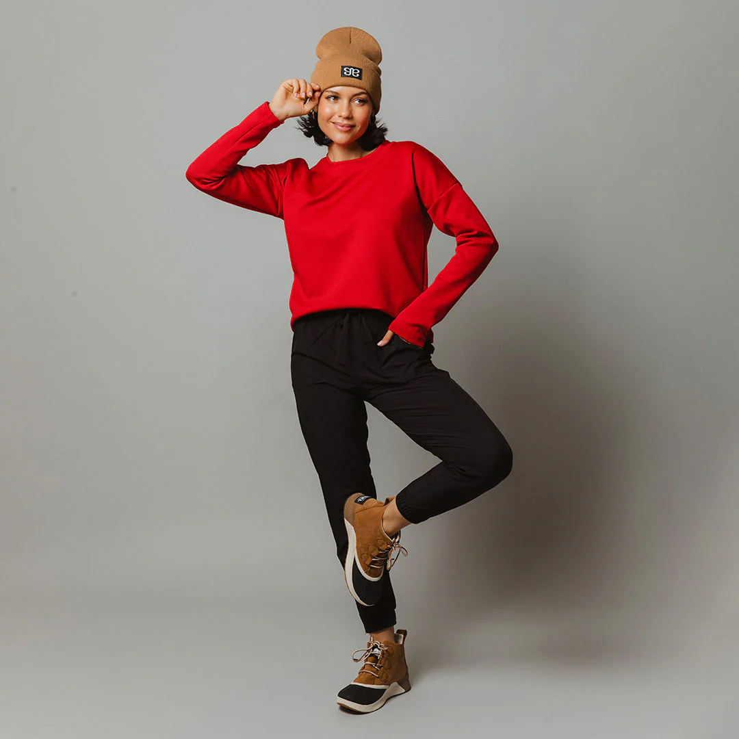 Brighton Pullover, Crimson - Image 5